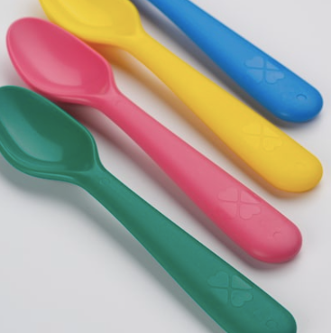 IKEA Children Spoon, Pack of 4, Mixed Colors