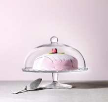 Load image into Gallery viewer, IKEA Cake Serving Stand with Lid, Clear Glass
