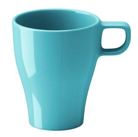 IKEA Mug, Turquoise, 250 ml