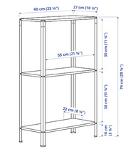 Load image into Gallery viewer, IKEA Shelving Unit, Stainless Steel, Indoor/Outdoor, 2 Racks
