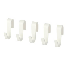 Load image into Gallery viewer, IKEA Kitchen Rail, Hooks &amp; Container Set, White
