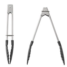 Load image into Gallery viewer, IKEA Tongs, Pack of 2, Stainless Steel
