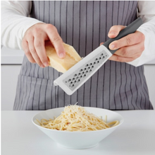 Load image into Gallery viewer, IKEA Grater with Handle, Stainless Steel/ Dark Grey
