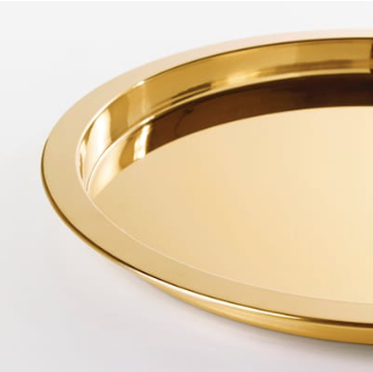 IKEA Tray, Brass-Color, 38 cm