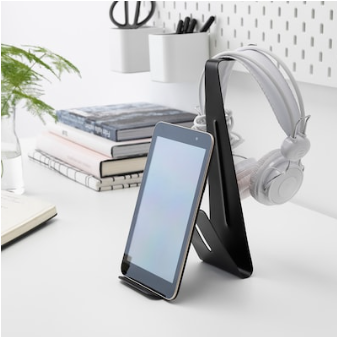 IKEA Headset/ Tablet Stand, Black