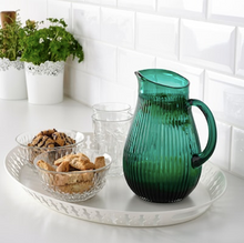 Load image into Gallery viewer, IKEA Jug, Patterned/ Green, 2 l
