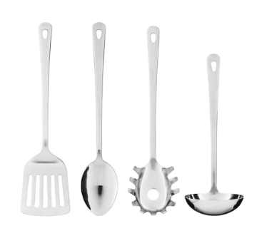 IKEA Kitchen Utensil Set, Set of 4, Stainless Steel