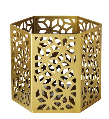 IKEA Tealight holder, Gold-Colour, 10 cm