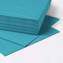 Load image into Gallery viewer, IKEA Paper Napkin, Turquoise, 40x40 cm, 50 Pack
