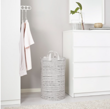 Load image into Gallery viewer, IKEA Laundry bag, White/ Black, 60 liters
