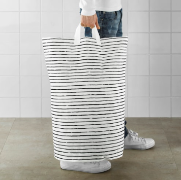 IKEA Laundry bag, White/ Black, 60 liters