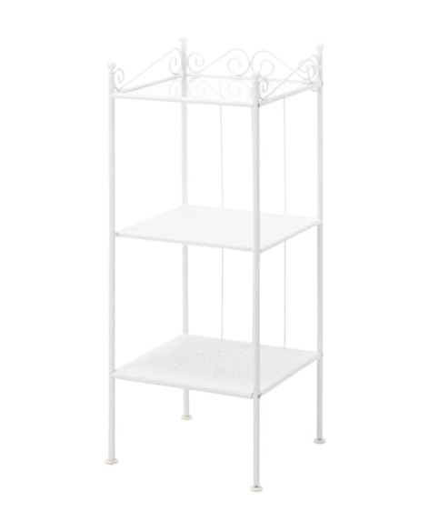 IKEA Shelving unit, White, Steel, 42x103 cm