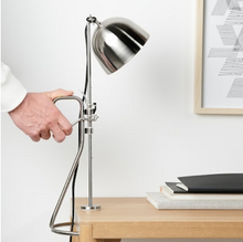 Load image into Gallery viewer, IKEA Clamp Table Lamp, Steel
