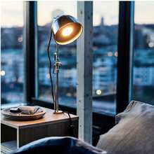 Load image into Gallery viewer, IKEA Clamp Table Lamp, Steel
