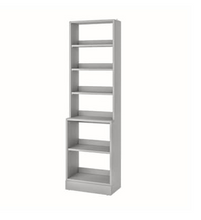 Load image into Gallery viewer, IKEA Shelving Unit with Plinth, Grey, 61x37x212 cm
