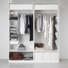 Load image into Gallery viewer, IKEA Hanging Cupboard Shelves with 6 Compartments, White, 35x45x125 cm
