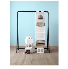 Load image into Gallery viewer, IKEA Hanging Cupboard Shelves with 6 Compartments, White, 35x45x125 cm
