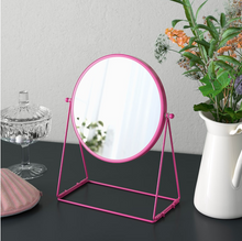 Load image into Gallery viewer, IKEA Table Mirror, Pink, 17 cm
