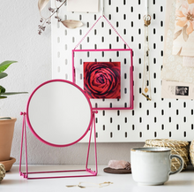 Load image into Gallery viewer, IKEA Table Mirror, Pink, 17 cm
