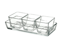 Load image into Gallery viewer, IKEA Oven/ Serving Dish, Set of 4, Clear Glass
