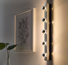 Load image into Gallery viewer, IKEA Wall Lamp, Wired-in Installation, Chrome-plated
