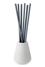 Load image into Gallery viewer, IKEA Vase and 6 Scented Sticks, Blossoming Bergamot/ Grey
