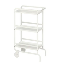 Load image into Gallery viewer, IKEA Trolley, White, 56x33 cm
