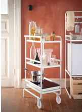 Load image into Gallery viewer, IKEA Trolley, White, 56x33 cm
