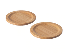 Load image into Gallery viewer, IKEA Coaster, Bamboo, 9 cm. Pack of 2
