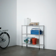 Load image into Gallery viewer, IKEA Shelving unit, Galvanised, 92x36x94 cm
