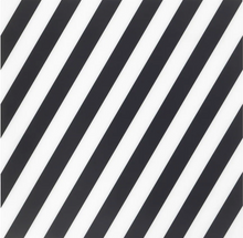 Load image into Gallery viewer, IKEA Placemat, Striped, Black/White, 37x37 cm
