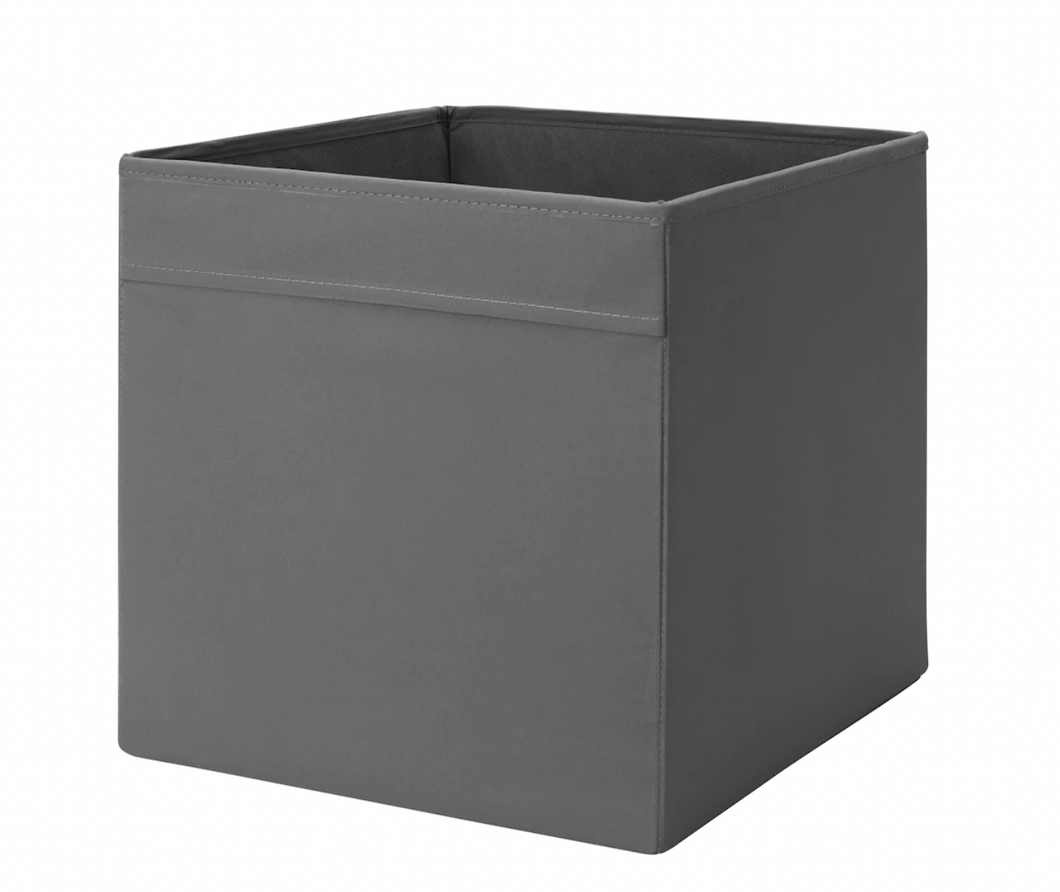 IKEA Box, Dark Grey, 33x38x33 cm