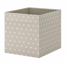 Load image into Gallery viewer, IKEA Box, Beige/Dotted, 33x38x33 cm
