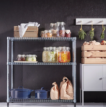 Load image into Gallery viewer, IKEA Shelving unit, Galvanised, 92x36x94 cm
